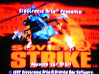 une photo d'Ã©cran de Soviet Strike sur Sega Saturn